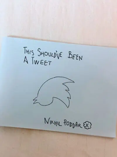 This Should've Been A Tweet