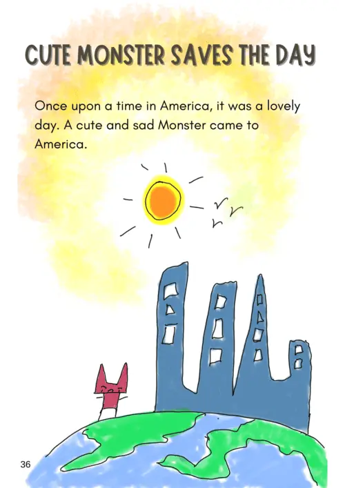 Cute Monster Saves The Day - Image 2