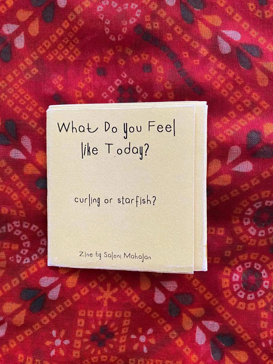 What Do You Feel Like Today