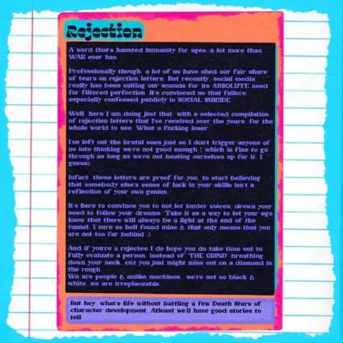 You've Been Rejected (Zine + Poster + Sticker pack) - Image 5