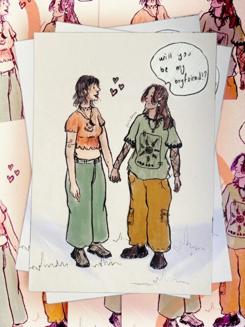Boyfriends | Art Print | A5 - Image 2