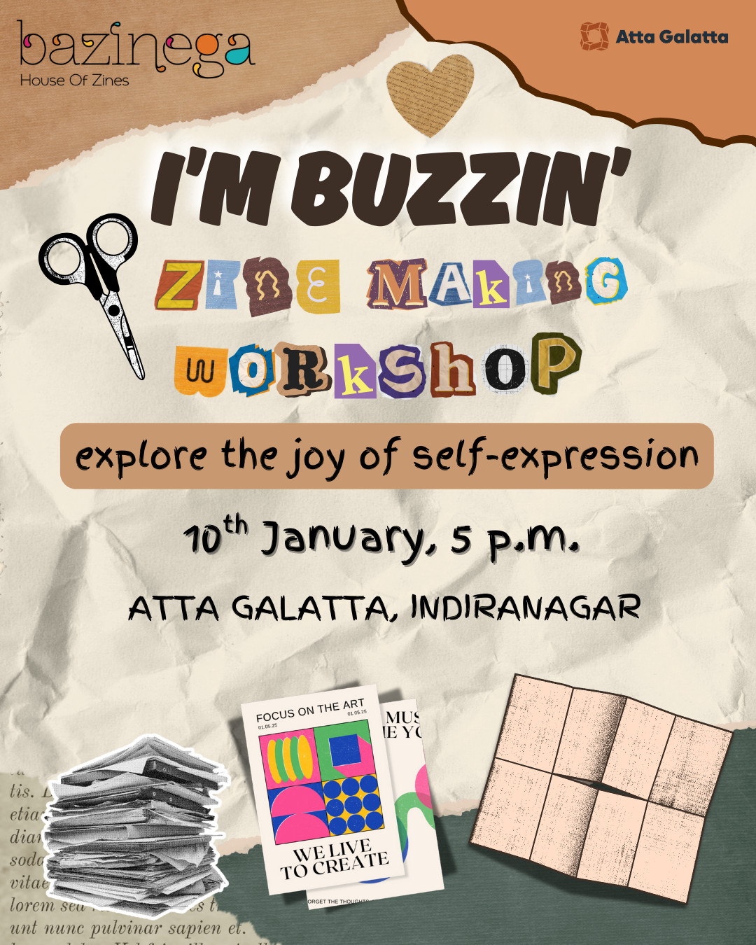 I'm Buzzin | A Zine Making & Storytelling Workshop