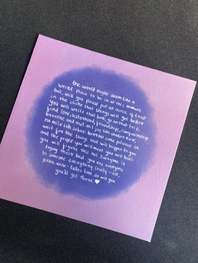 A Comforting Letter To Self | Print 1