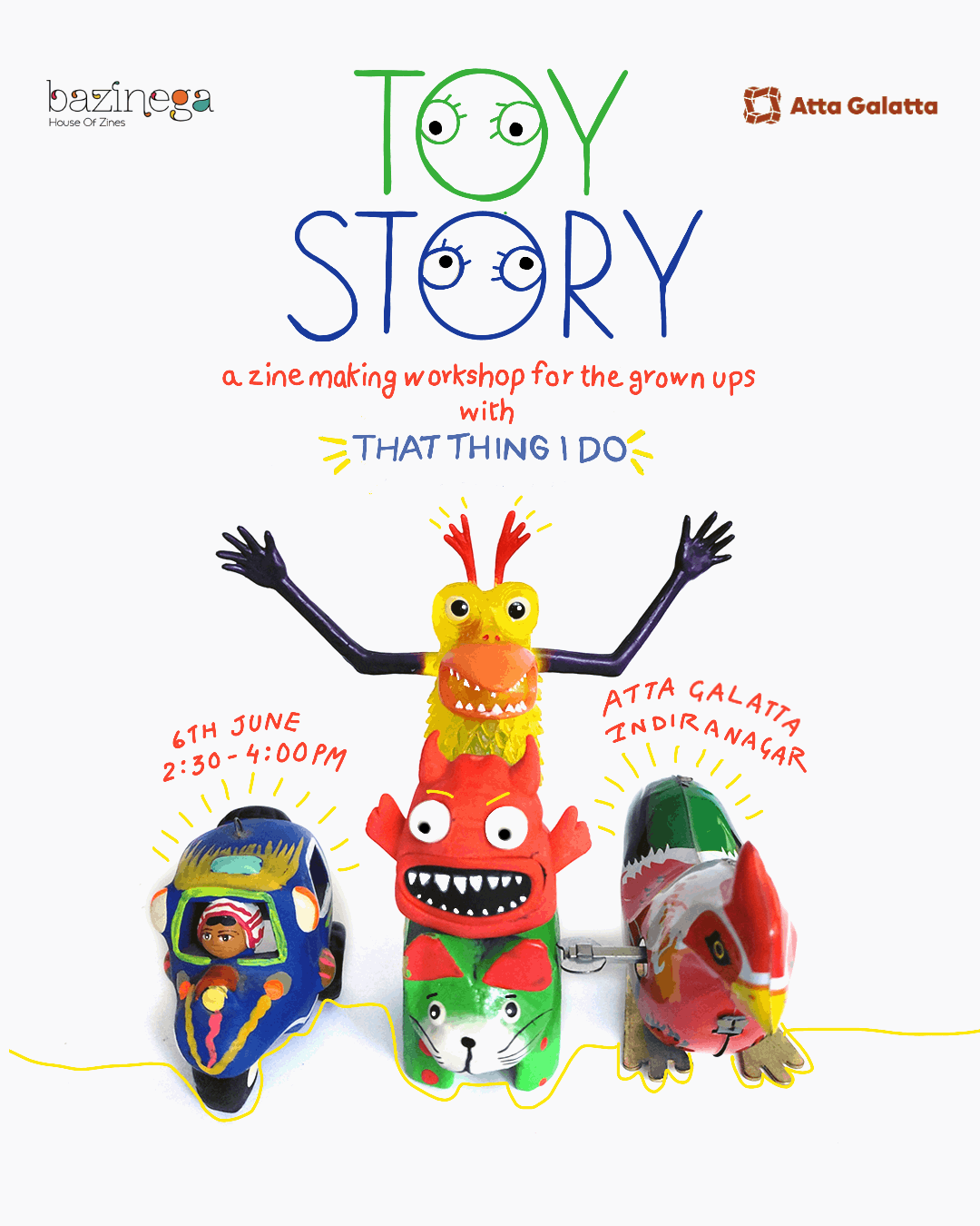 Toy Story: A Zine Workshop